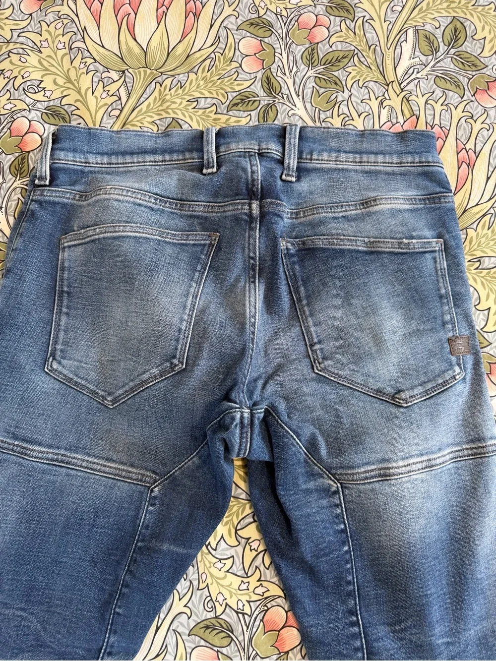 G-Star Raw Rackam Rackam Men's Skinny Blue Washed Jeans 34/30